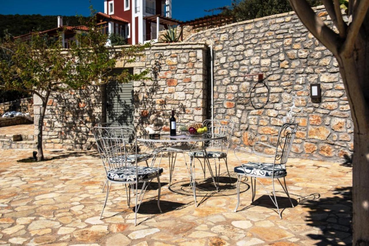 Apollo Romantic Sea View Villa Kivérion Exteriör bild