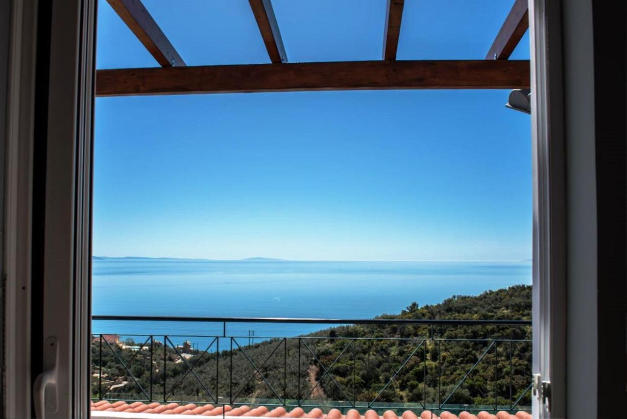 Apollo Romantic Sea View Villa Kivérion Exteriör bild