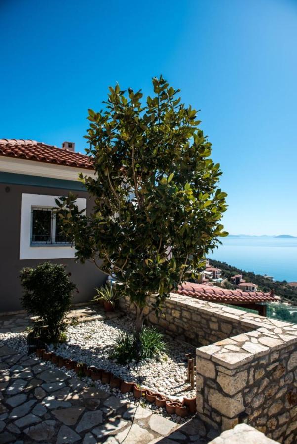Apollo Romantic Sea View Villa Kivérion Exteriör bild