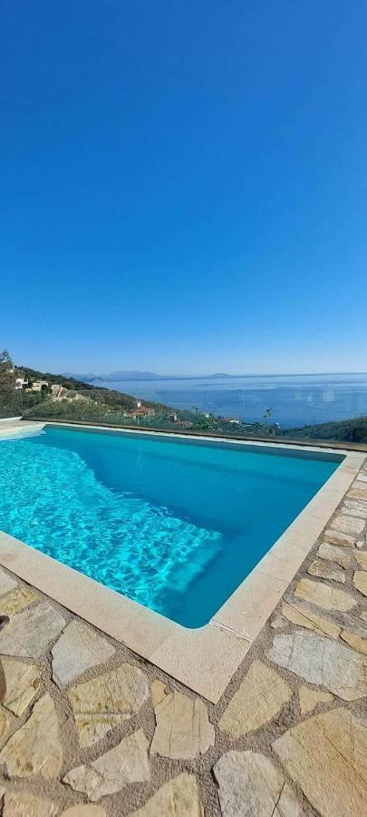 Apollo Romantic Sea View Villa Kivérion Exteriör bild