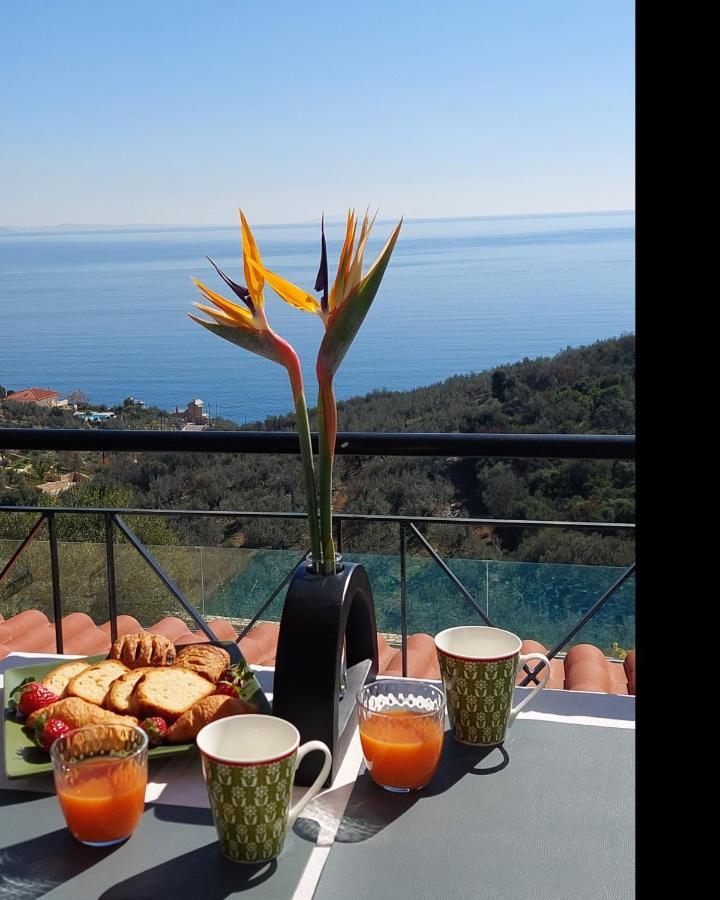 Apollo Romantic Sea View Villa Kivérion Exteriör bild